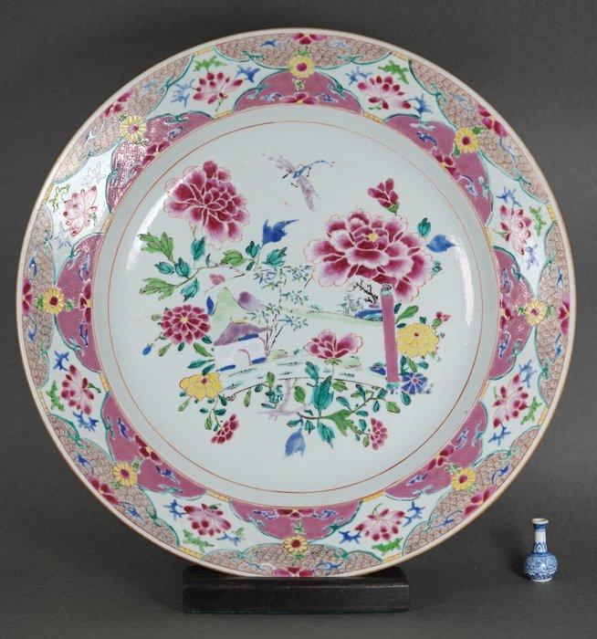 Yongzheng (1723-1735) - Bord - Dragonfly, Open Scroll with, Antiquités & Art, Antiquités | Autres Antiquités