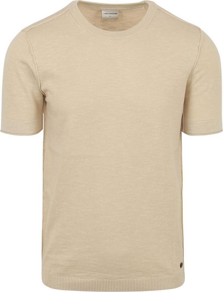 No Excess Knitted T-Shirt Ecru maat Maat 52/54 (L) Heren, Kleding | Heren, T-shirts, Nieuw, Maat 52/54 (L), Verzenden