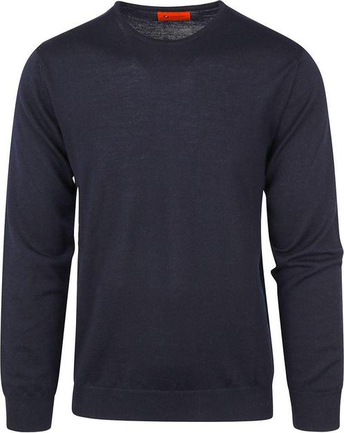 Suitable Merino Pullover O Navy maat Maat 52/54 (L) Heren, Kleding | Heren, Truien en Vesten, Blauw, Nieuw, Maat 52/54 (L), Verzenden