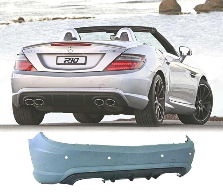 Pare Chocs Arrière Pour Mercedes Slk R172 11-15, Auto-onderdelen, Carrosserie, Verzenden
