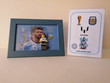 Lego Minifiguur - Sports - Lionel Messi - Argentina (Qatar beschikbaar voor biedingen