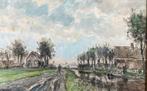 J.J van der Stap (1875-1940) - Boeren landschap