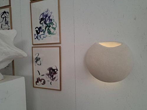 Wandlamp (2) - Aardewerk, Faience - kiezel, Antiek en Kunst, Antiek | Verlichting