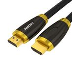 DrPhone Hi-Speed PRO HDMI naar HDMI Kabel 2.0 - Gouden, Computers en Software, Nieuw, Verzenden