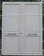 pvc dubbel buitendeur , voordeur , deur 185 x 235, Kunststof, Nieuw, Ophalen of Verzenden, Buitendeur
