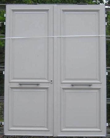 pvc dubbel buitendeur , voordeur , deur 185 x 235, Ophalen of Verzenden, Buitendeur