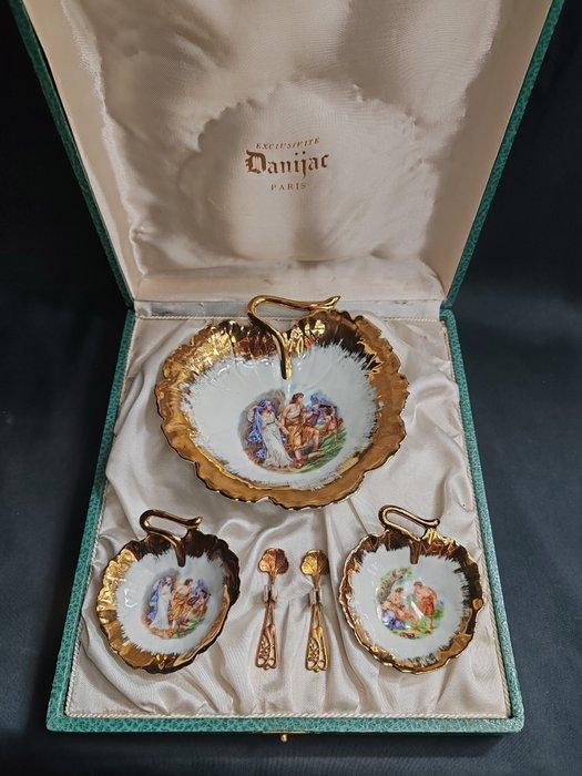 Limoges - danijac - Boterschotel (6) - Porselein, Antiek en Kunst, Antiek | Meubels | Tafels