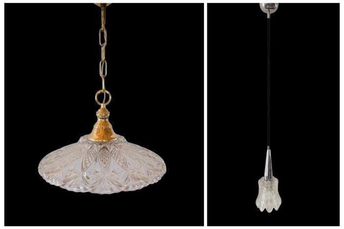 Plafondlamp (2) - Kristal, Antiek en Kunst, Curiosa en Brocante