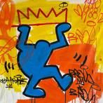 Freda People (1988-1990) - Haring X Basquiat XL, Antiek en Kunst