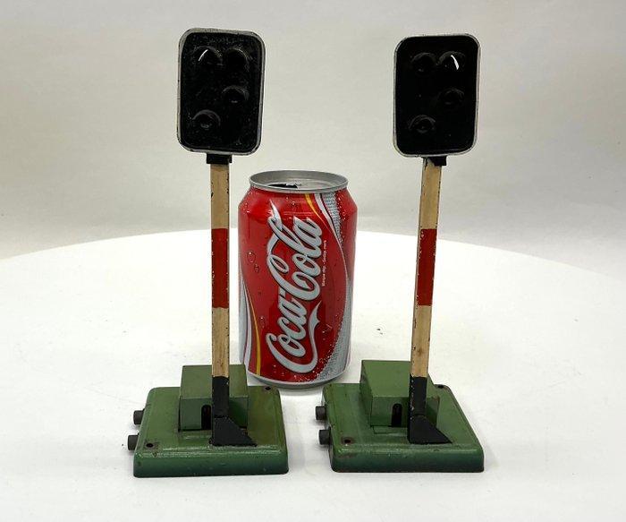 Märklin – 2x Lichtsein – model 13492 – ca. 1940–1950 –, Antiek en Kunst, Antiek | Speelgoed