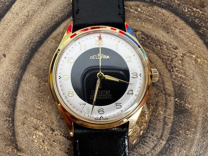 Delbana - Incabloc - Zonder Minimumprijs - Heren - 1950-1959, Handtassen en Accessoires, Horloges | Heren