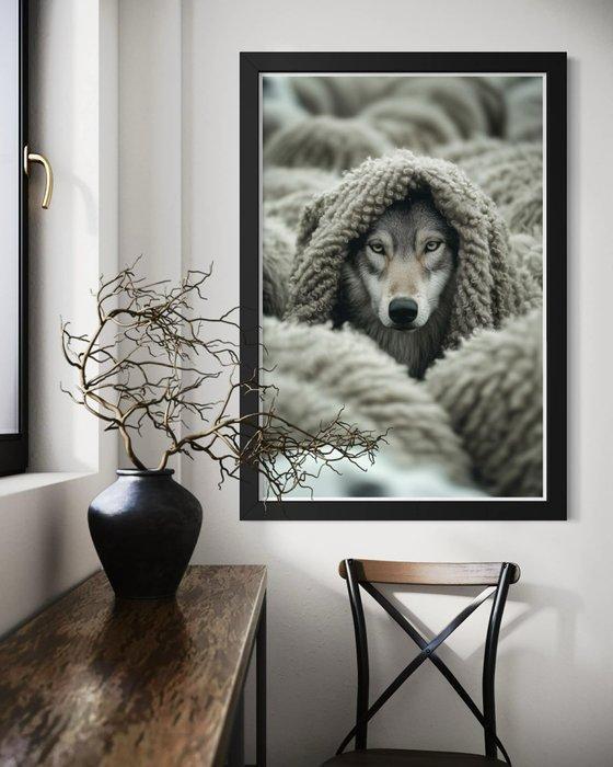 Rudy barret - Wolf Among Sheep - XL, Antiek en Kunst, Kunst | Designobjecten