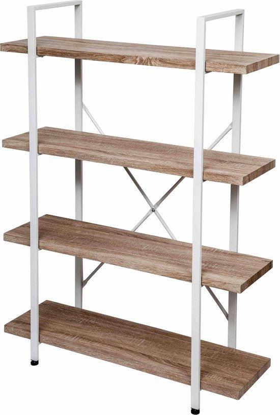 2dekans | Wandkast Stoer - open boekenkast - industrieel, Huis en Inrichting, Kasten | Boekenkasten, Ophalen of Verzenden