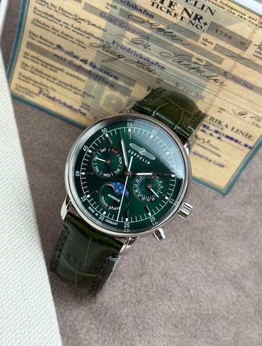 Zeppelin - Marine Day/Date Moonphase - 8635-4 - Heren -, Handtassen en Accessoires, Horloges | Heren