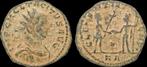 275-276ad Roman Tacitus Ae antoninianus emperor receiving..., Verzenden