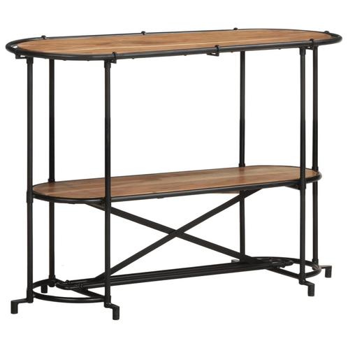 vidaXL Wandtafel 110x42x76 cm massief acaciahout, Huis en Inrichting, Tafels | Bijzettafels, Nieuw, Verzenden