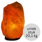 Himalaya Zoutlamp (roze kleur, 20,1 kg) - uniek stuk, Ophalen of Verzenden, Nieuw