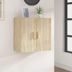 vidaXL Wandkast 60x30x60 cm bewerkt hout sonoma eikenkleurig, Huis en Inrichting, Kasten | Overige, Verzenden, Nieuw