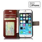 iPhone 8 - Leren Wallet Flip Case Cover Cas Hoesje, Verzenden
