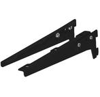 Set van 2 dragers verstelbaar 250 mm zwart gelakt, Nieuw, Overige materialen