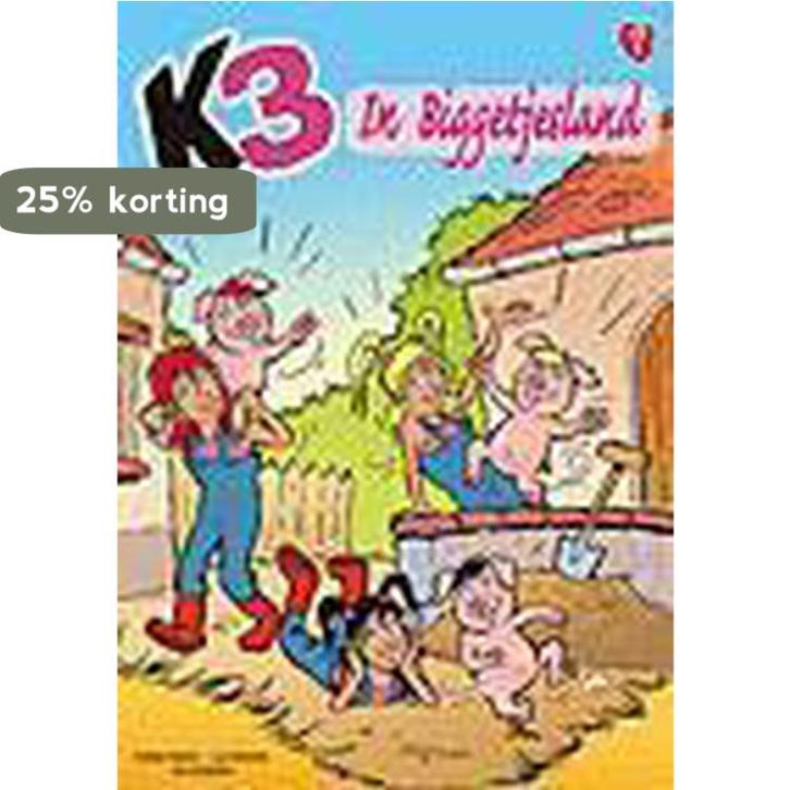 In biggetjesland / De avonturen van K3 / 7 9789063346218, Boeken, Stripverhalen, Gelezen, Verzenden