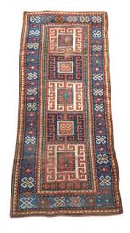 Oud Kazachs Karachof - Tapijt - 256 cm - 115 cm - Oud, Huis en Inrichting, Stoffering | Tapijten en Vloerkleden, Nieuw