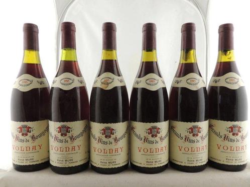 1985 Domaine Réné Mure - Volnay - 6 Flessen (0.75 liter), Verzamelen, Wijnen