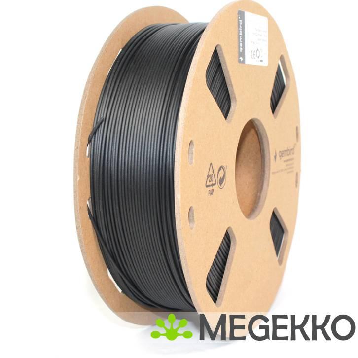 Gembird 3DP-PLA1.75-01-BK 3D-printmateriaal, Computers en Software, 3D-printerbenodigheden, Nieuw, Verzenden