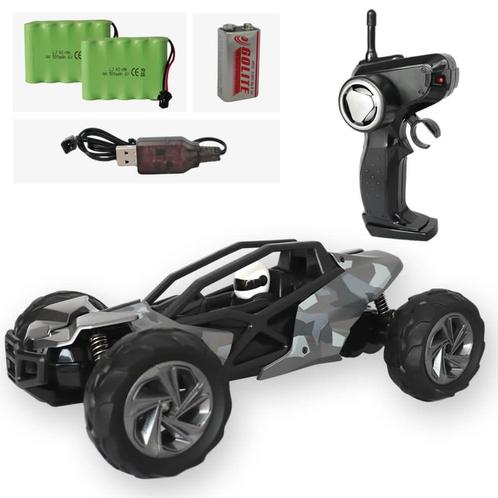 RC Auto Camo Grijs +  EXTRA ACCU - Bestuurbare Auto, Hobby en Vrije tijd, Modelbouw | Radiografisch | Auto's, Auto onroad, Nieuw