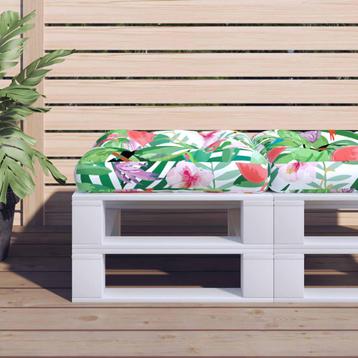 vidaXL Palletkussen 58x58x10 cm oxford stof meerkleurig, Huis en Inrichting, Verzenden, Nieuw