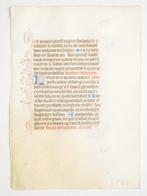 Anoniem - [Nederlands] Manuscript sheet from a Book of Hours, Nieuw
