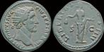 138-161ad Roman Antoninus Pius Ae dupondius Libertas stan..., Verzenden