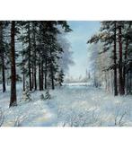 Alexander Borisenko (1974) - A Sunny Winter Morning, Antiek en Kunst