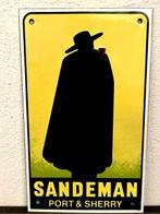 No reserve- Origineel emaille reclamebord Sandeman Port en, Antiek en Kunst