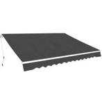 vidaXL Luifel handmatig uittrekbaar 600 cm antraciet, Tuin en Terras, Verzenden, Nieuw