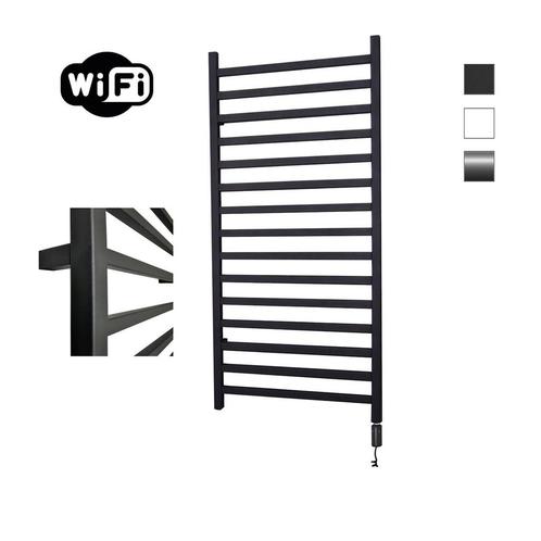 Elektrische Radiator Sanicare HWV - Qubic Met Wifi 126,4x60, Doe-het-zelf en Bouw, Sanitair, Overige typen, Nieuw, Chroom, Ophalen of Verzenden