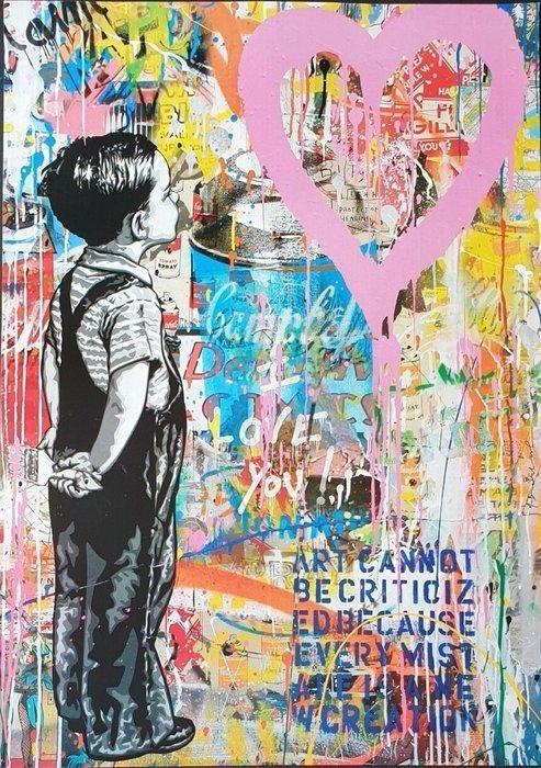 Mr Brainwash (1966) - With all my love, Antiquités & Art, Art | Peinture | Moderne