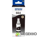 Epson T6641 zwarte inkt 70ml voor ecotank, Computers en Software, Verzenden, Nieuw