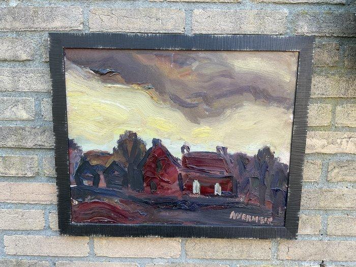 Alfons Vermeir(1905-1994) - Landschap, Antiek en Kunst, Kunst | Schilderijen | Klassiek