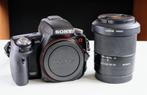 Sony SLT-A35 + Sony DT 18-70 mm 3.5-5.6 zoomlens; Appareil, Nieuw