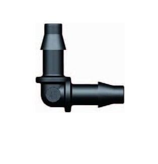 Kunststof knie 4mm tbv luchtslang 2 stuks, Tuin en Terras, Vijvers, Nieuw, Ophalen of Verzenden