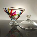 Boîte - Boîte de bonbons arc-en-ciel - Cristal, Or, Émail -