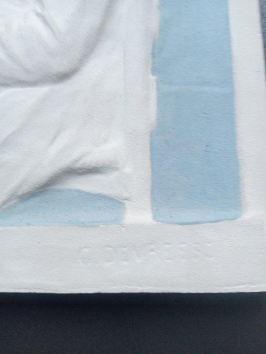 Godefroid Devreese - Reliëf, Laïeule - 30.5 cm - Gips -, Antiek en Kunst, Kunst | Designobjecten