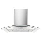 Afzuigkap - RVS met gebogen glas – 650 m³/u – 3 standen, Ophalen of Verzenden, Nieuw