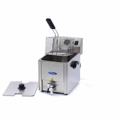 Frituurpan - 8 L - 1 Mand - met Tapkraan, Elektronische apparatuur, Frituurpannen, Nieuw, 4 liter of meer, Verzenden