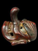 Noh masker - Hout - Tengu masker hanadaka-teng (Zonder, Antiek en Kunst