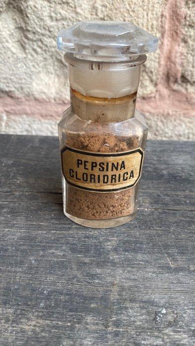 Fles (9) - glas , papier, Antiquités & Art, Curiosités & Brocante