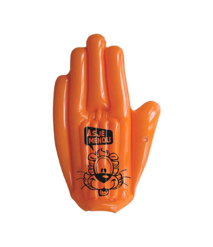 Loeki De Leeuw Juichhand 35cm, Hobby en Vrije tijd, Feestartikelen, Nieuw, Verzenden