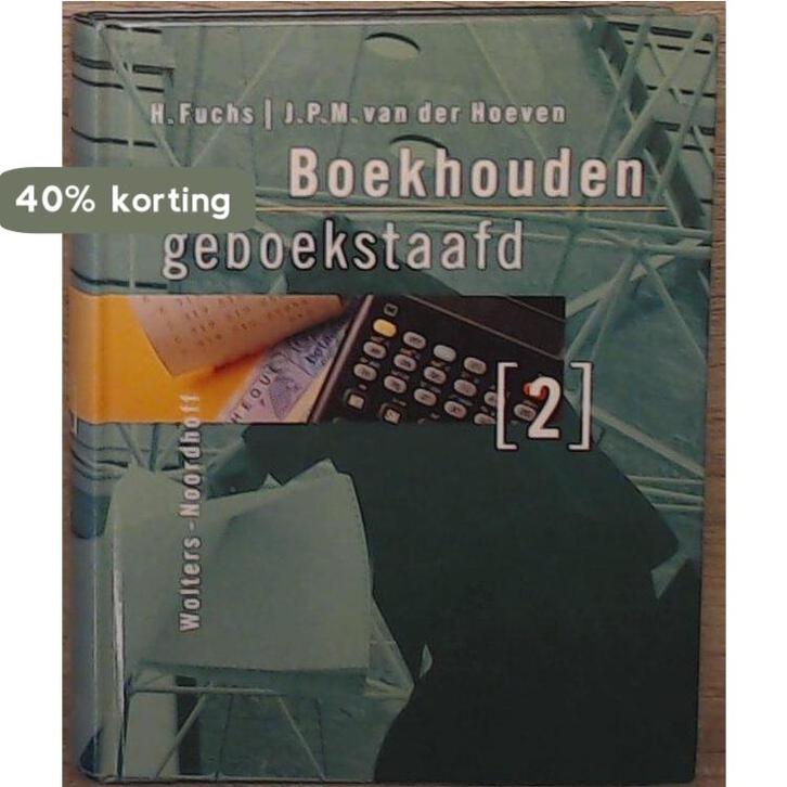 BOEKH GEBOEKST 2 9789001403461 FUCHS, Livres, Livres scolaires, Envoi