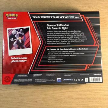 Pokémon - 1 Box - Team Rocket’s Mewtwo ex box